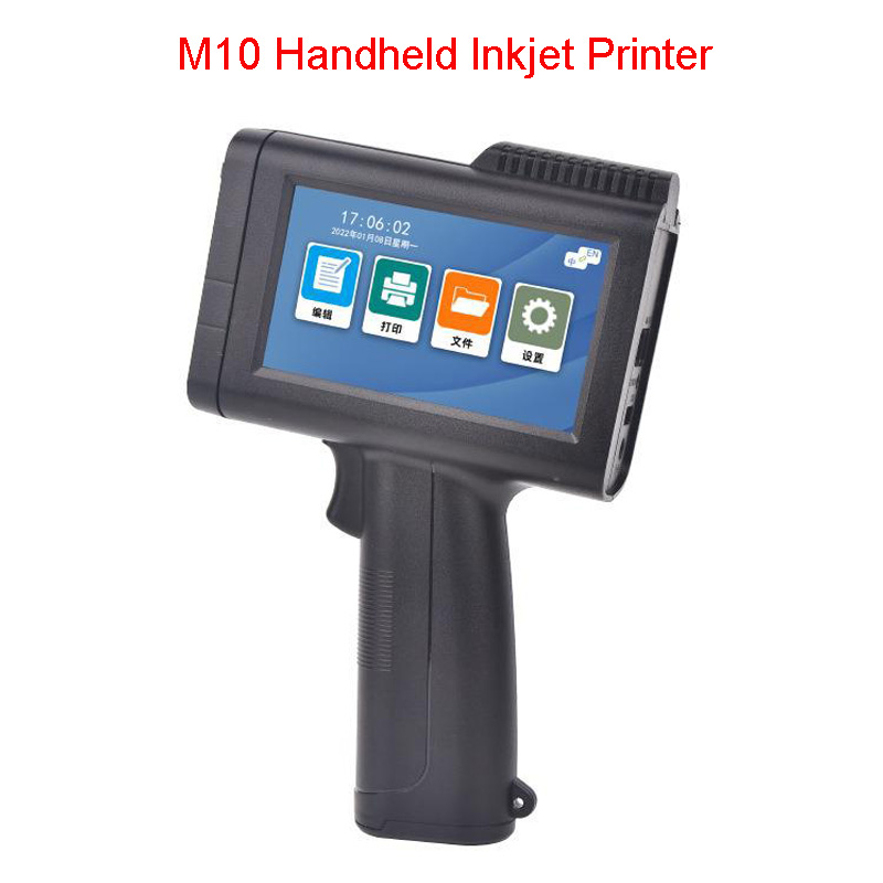 Commercial Printing And Packaging - 12.7mmハンドヘルド小型インクジェットプリンターM10業務用プラスチックカートン包装製造日バーコードポータブルロゴ印刷機