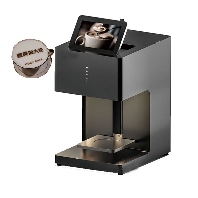 Commercial Printing & Graphics - 自動スマートカラフルインクジェットプリンター、業務用3Dパッド印刷機、カップ写真アート、ミルクティースクリーン、ラテコーヒープリンター