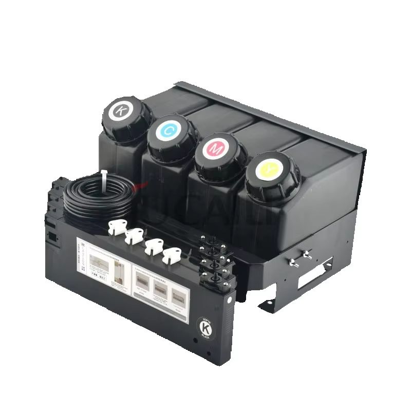 Eco Solvent Ink Cartridge - JCL大型フォーマットプリンターインク供給システム 1.5Lインクタンク4個 220mLインクカートリッジ4個 エコソルベント/水性/UVプリンター用