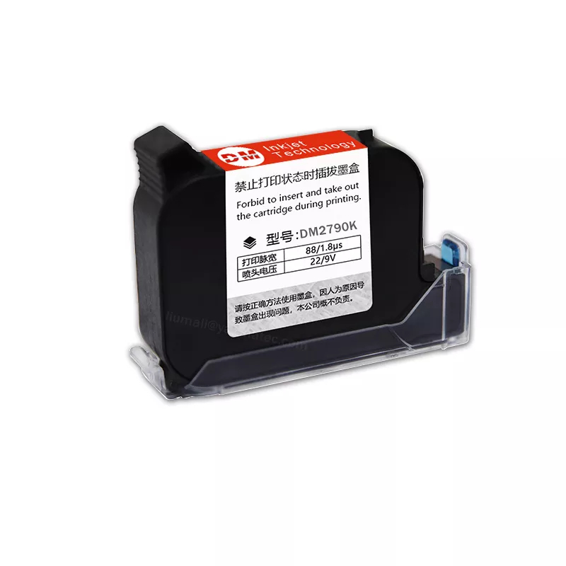 Eco Solvent Ink Cartridge - Dm2790k-ポータブルインクジェットプリンター,12.7mm,高速,硬化,非暗号化用ベントインクカートリッジ