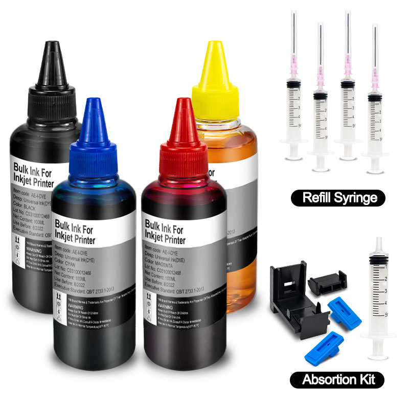 Eco Solvent Ink Cartridge - ユニバーサルプリンタ詰め替えインクキットエプソンキヤノン HP ブラザー Lexmark DELL インクジェットデスクジェット
