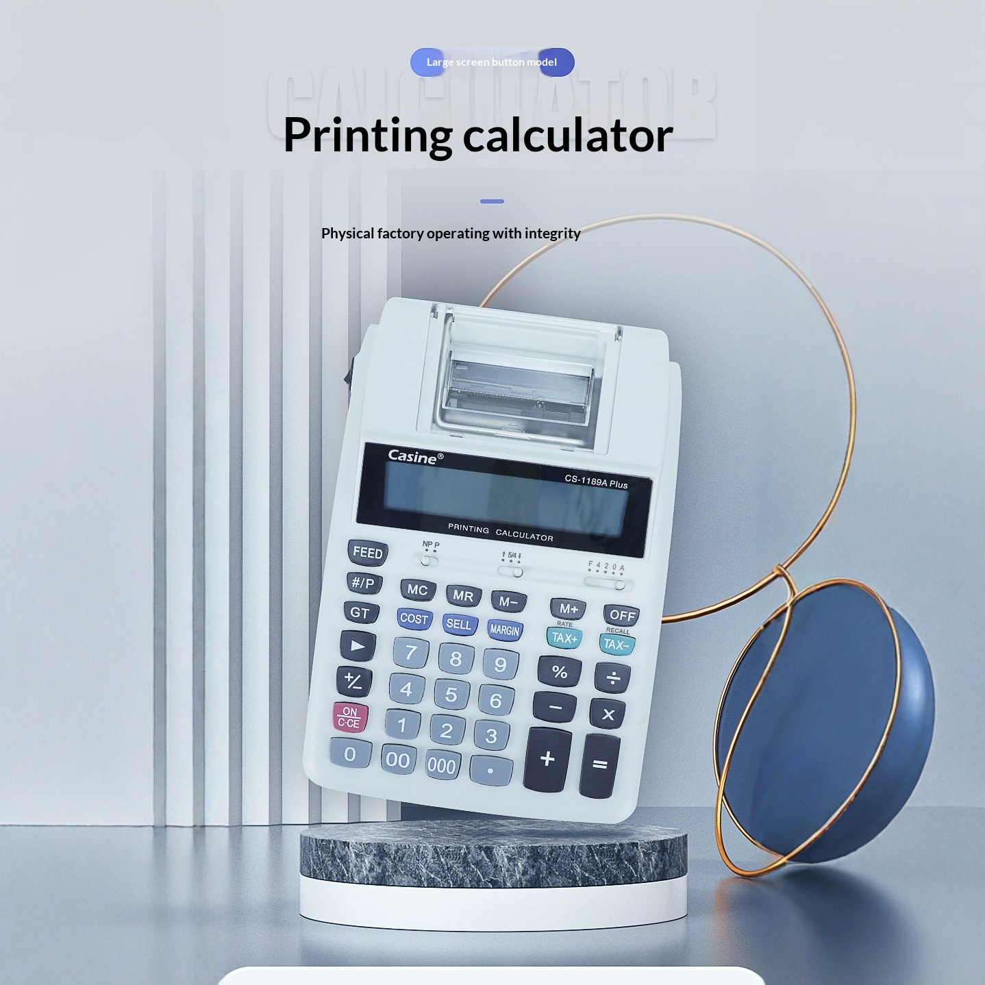 印刷可能な電卓 12桁 数字会社 銀行 会計・財務 印刷型コ - Commercial Printing Calculator のレビューと価格