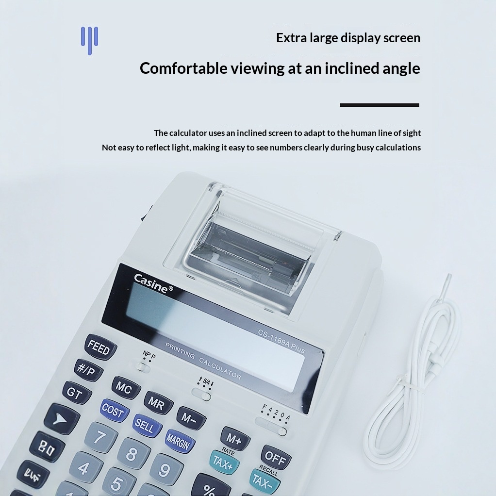 印刷可能な電卓 12桁 数字会社 銀行 会計・財務 印刷型コ - Commercial Printing Calculator のレビューと価格