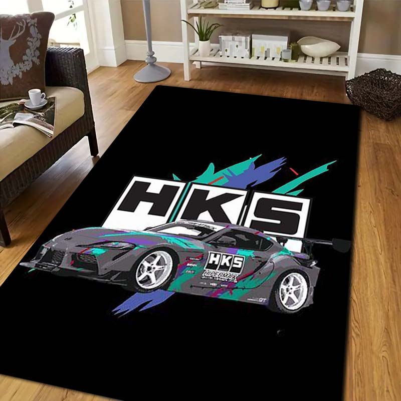 3DレーシングH-HKSプリントエリアラグ滑り止めフロアマッ - Commercial Printing Format のレビューと価格