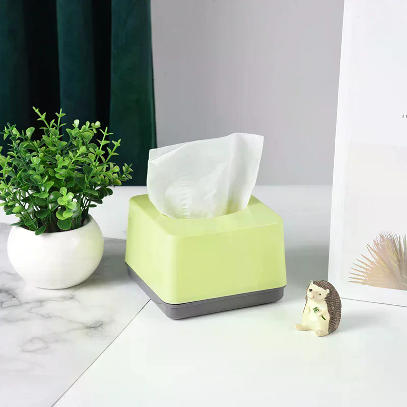 業務用グレードの正方形プラスチックティッシュボックス、家庭、 - Commercial Printing & Graphics のレビューと価格
