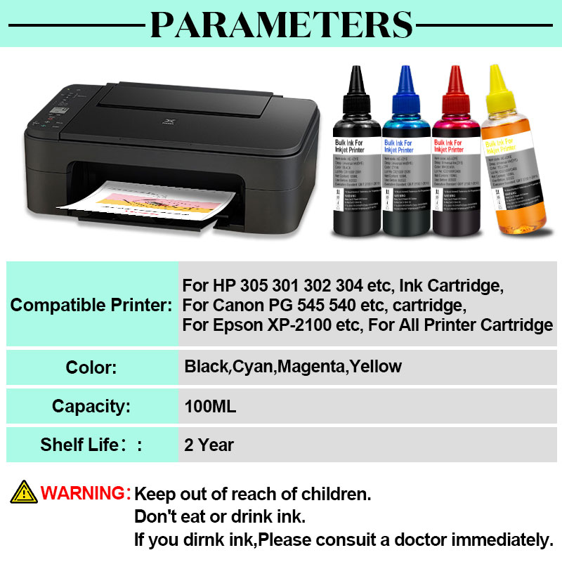 ユニバーサルプリンタ詰め替えインクキットエプソンキヤノン H - Eco Solvent Ink Cartridge のレビューと価格