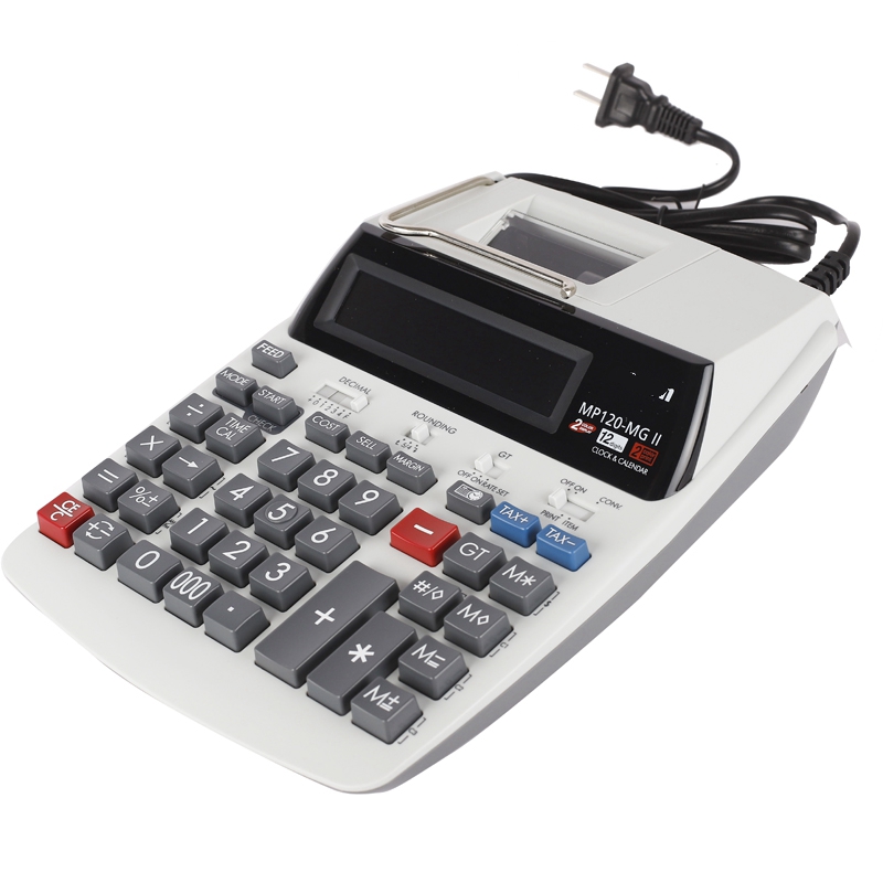 印刷可能な電卓 金融および金融印刷電卓 2色プリンタータイプ - Commercial Printing Calculator のレビューと価格