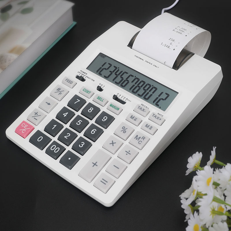 カジーヌオフィス金融モノクロ印刷計算機バンクスーパーレザーバ - Commercial Printing Calculator のレビューと価格