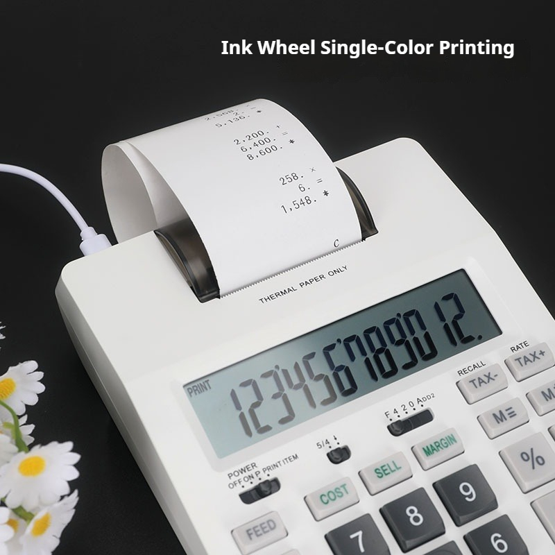 カジーヌオフィス金融モノクロ印刷計算機バンクスーパーレザーバ - Commercial Printing Calculator のレビューと価格