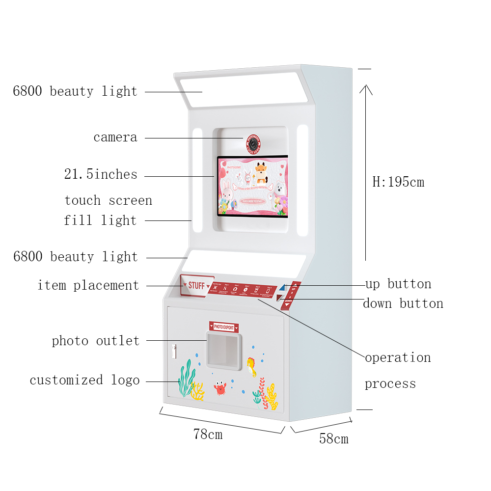 セルフサービス写真撮影ブース タッチスクリーン インスタント - Commercial Printing & Graphics のレビューと価格